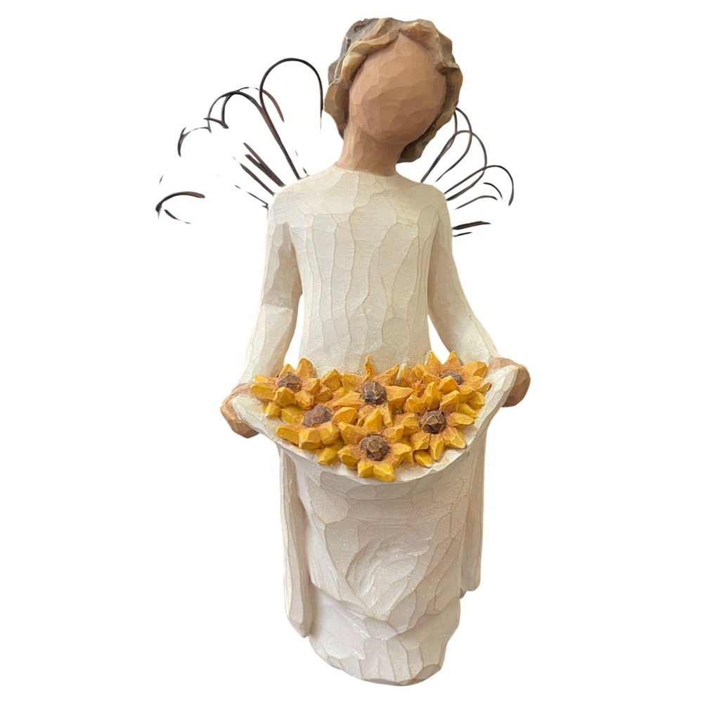 Willow Tree Sunshine Angel Figurine Sunflowers Susan Lordi Demdaco 26249